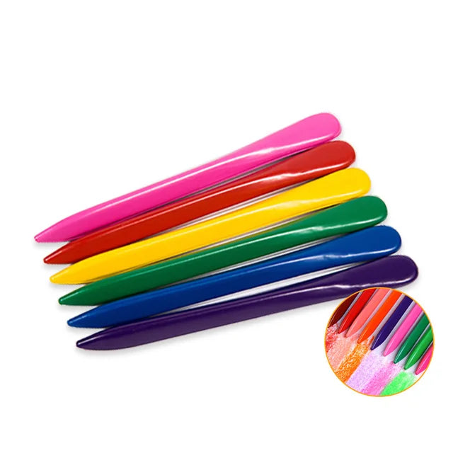 36 cores lápis de coloração triangular lápis de cor triangular para estudantes crianças arte desenho material escolar supplies supplies supplies ндpencil pencil pencil pencil Importe Go 6 colors 