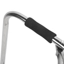 Aço inoxidável Folding Walking Aids para Idosos, Altura Ajustável Recuperação, Senior Walker, Portable Patient Walking Support Importe Go 