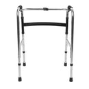 Aço inoxidável Folding Walking Aids para Idosos, Altura Ajustável Recuperação, Senior Walker, Portable Patient Walking Support Importe Go 