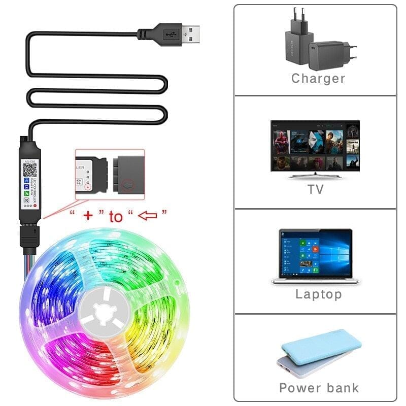 AMBILED - TV/Gamer/Cama UNISSEX - CASA - ILUMINAÇÃO - AMBILED Importe Go 