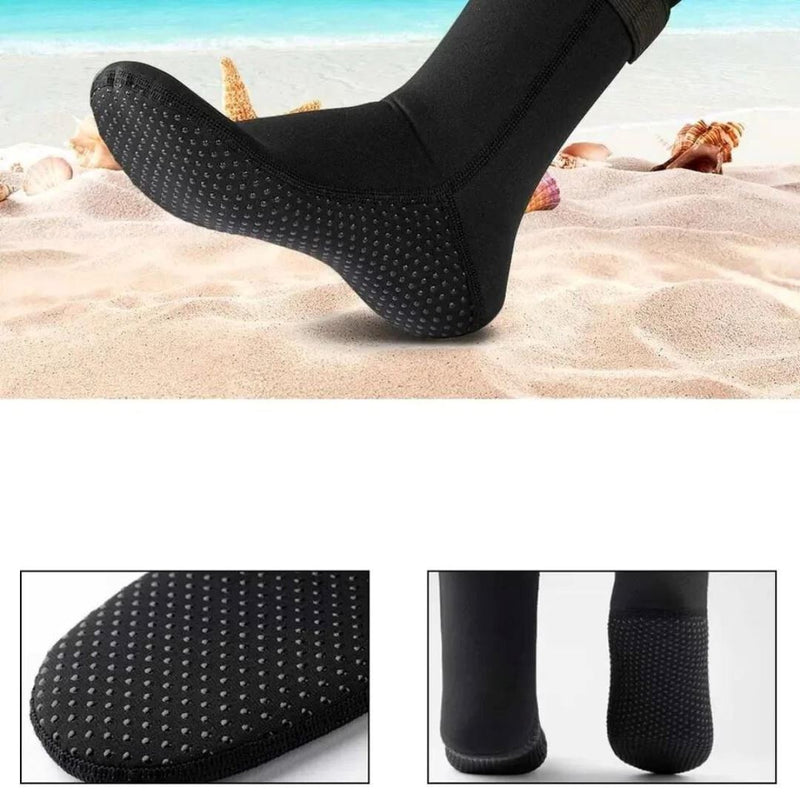 Beach Boots - Meia térmica de secagem rápida e antiderrapantes, meia para areias quentes Importe Go 