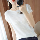 Blusinhas Liana em Malha Viscoelástica - Moda Verão Blusinhas Liana em Malha Viscoelástica - Moda Verão Importe Go 1x Branco + 1x Bege 