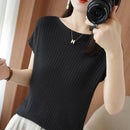 Blusinhas Liana em Malha Viscoelástica - Moda Verão Blusinhas Liana em Malha Viscoelástica - Moda Verão Importe Go 1x Branco + 1x Preto 