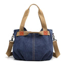 Bolsa Bella Lona Resistente à Água - Durabilidade e Estilo Elegante Bolsa resistente à água Importe Go Azul Marinho 