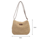 Bolsas de Palha para Praia e Primavera Verão bolsa de palha 2 Importe Go Bege 1 