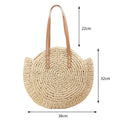 Bolsas de Palha para Praia e Primavera Verão bolsa de palha 2 Importe Go Bege 3 