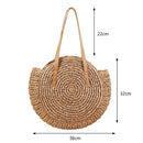 Bolsas de Palha para Praia e Primavera Verão bolsa de palha 2 Importe Go Marrom claro 1 