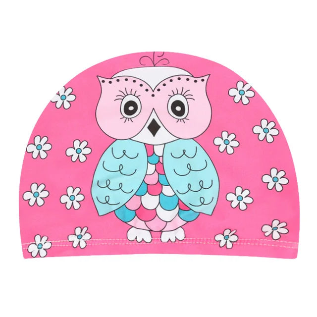 Boné de natação para crianças, tecido elástico, piscina, esporte aquático, proteger ouvidos, chapéus de banho para meninos e meninas, bonés para meninos Importe Go 05 