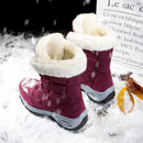 Bota de Inverno Neve de Lã a Prova D'água com Detalhes em Couro - Sportsforever Bota de Inverno Neve de Lã a Prova D'água com Detalhes em Couro - Sportsforever Importe Go 