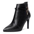Bota Feminina De Salto Fino Bota 01 Importe Go Preto 34 