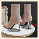 Bota Meia Cano Médio Elegance BTF02 Importe Go 