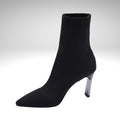 Bota Meia Cano Médio Elegance BTF02 Importe Go Preto 32 