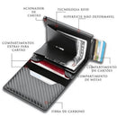 Carteira Slim Antifurto RFID Prime + Relógio Italiano carteira02 Importe Go 