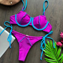Conjunto de Biquíni Serenidade Conjunto de Biquíni Serenidade Importe Go Roxo P 