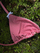 Conjunto de biquíni triângulo sexy feminino, maiô bandagem, moda praia feminina, tanga cintura baixa maiôs, moda praia verão, tanga Importe Go 