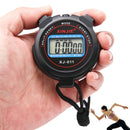 Cronômetro esportivo impermeável com data display, temporizador portátil, relógio para atleta árbitro, alarme para fitness Importe Go 