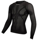 DAREVIE-Sem Costura Compressão Full Sleeve Ciclismo Base Laye Roupa Interior, Respirável, Alta Qualidade, MTB, Road Bike, Colete, 2023 Importe Go Black S-M 