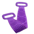 Escova de Banho Mágica Macia Grande Massageadora Para Esfregar Costas CC05 Importe Go Roxo 