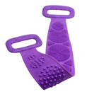 Escova de Banho Mágica Macia Grande Massageadora Para Esfregar Costas CC05 Importe Go Roxo 