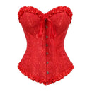 Espartilho Feminino Ellen - Calcinha de Brinde Espartilho Feminino Ellen - Calcinha de Brinde Importe Go Vermelho P 