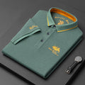Fashion Men's Short Sleeve Polo Tshirt Man Embroidery POLO Tee Male Casual Collar T-Shirt Importe Go 