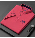 Fashion Men's Short Sleeve Polo Tshirt Man Embroidery POLO Tee Male Casual Collar T-Shirt Importe Go 