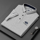 Fashion Men's Short Sleeve Polo Tshirt Man Embroidery POLO Tee Male Casual Collar T-Shirt Importe Go 