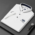 Fashion Men's Short Sleeve Polo Tshirt Man Embroidery POLO Tee Male Casual Collar T-Shirt Importe Go 