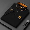 Fashion Men's Short Sleeve Polo Tshirt Man Embroidery POLO Tee Male Casual Collar T-Shirt Importe Go 