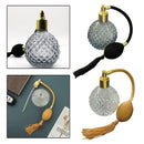 Frasco de perfume estilo vintage, frasco de cristal transparente com borlas, spray longo, bomba de vidro, utensílio de maquiagem para viagem Importe Go 