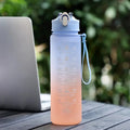 Garrafa de Água Motivacional Importe Go 900ml Blue 