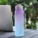 Garrafa de Água Motivacional Importe Go 900ml Purple 