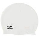 Impermeável Silicone Swim Caps para homens e mulheres, alta elástica, flexível, proteger os ouvidos, chapéu de piscina, adultos, crianças, meninas, meninos Importe Go White Tamanho Único 