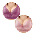 Kit 2 Sutiãs de Ultra Sustentação Bella Sutiã Bella 2 - Grupo Sutiã 01 Importe Go Lilás + Rosa P (85-90cm) 