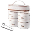 Kit Potes Térmicos LunchBox + Lancheira e Talheres Importe Go Compre 2 Leve 4 + Brindes 