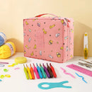 Kits de ganchillo para principiantes y principiantes, herramientas de tejer de mano portátiles, multicolor, 53 unidades Importe Go 