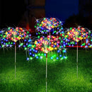 Led Solar - Fogos de Artifício - Decoração de Natal Iluminação Externa Importe Go Colorido 