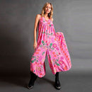 Macacão Feminino Estampado Patrícia | Moda Primavera Verão Compre 1 Leve 2 D1-51 Importe Go Rosa Bege P/M (38 até 42)