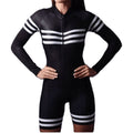 Macaquinho Ciclismo Feminino Manga Longa Lines Macaquinho Ciclismo Feminino Manga Longa Lines Importe Go Preto P 