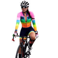 Macaquinho Feminino Ciclismo Manga Longa Colors Macaquinho Feminino Ciclismo Manga Longa Colors Importe Go Rosa P 