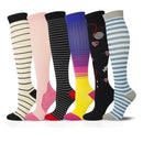 Meias de Compressão ConfortLife 20-30 mmHg (Pague 2 Leve 6 Pares) FEMININO - SAÚDE & BELEZA - MEIAS DE COMPRESSÃO Importe Go KIT 6 PARES - D P/M (34-39) 