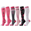 Meias de Compressão ConfortLife 20-30 mmHg (Pague 2 Leve 6 Pares) FEMININO - SAÚDE & BELEZA - MEIAS DE COMPRESSÃO Importe Go KIT 6 PARES - H P/M (34-39) 