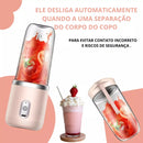 Mini Liquidificador Portátil com Coqueteleira - SmoothieShake Mini Liquidificador Portátil com Coqueteleira - SmoothieShake Importe Go 