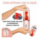 Mini Liquidificador Portátil com Coqueteleira - SmoothieShake Mini Liquidificador Portátil com Coqueteleira - SmoothieShake Importe Go 