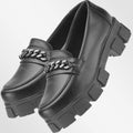 Mocassim Tratorado Fosco Oxford Importe Go Preto 34 