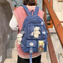 Mochila Escolar Feminina Personalizável Pelúcia 212 Importe Go 