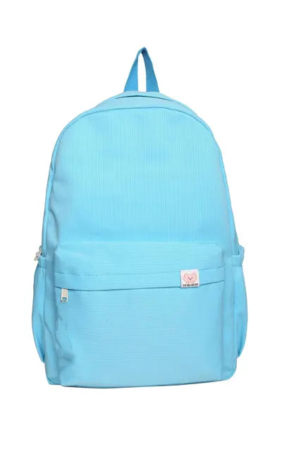 Mochila Macia Irmã Cor Sólida Grande Capacidade Student Schoolbag 2022 School Season Novos Estudantes Universitários Ins Mochila Importe Go Blue 16 polegadas 