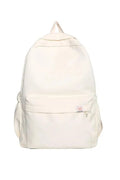 Mochila Macia Irmã Cor Sólida Grande Capacidade Student Schoolbag 2022 School Season Novos Estudantes Universitários Ins Mochila Importe Go Ivory 16 polegadas 