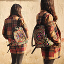 Mochila Mandala Mística Boho Chic PD65 Importe Go 