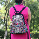 Mochila Mandala Mística Boho Chic PD65 Importe Go 